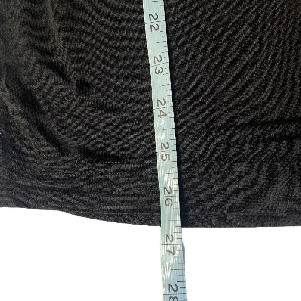 Polar Edge Shirt Mens Medium Black 100% Silk Base Layer Crew Neck Long Sleeve - Picture 7 of 9